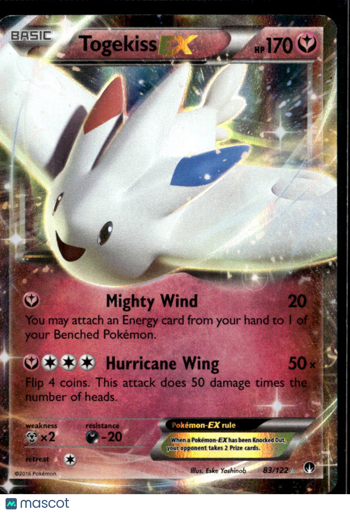 Togekiss EX 2016 BREAKpoint Holo Rare #83/122