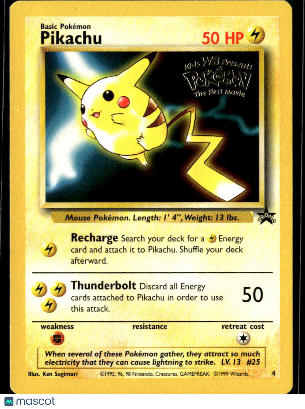 Pikachu Wizards Black Star Promo #4