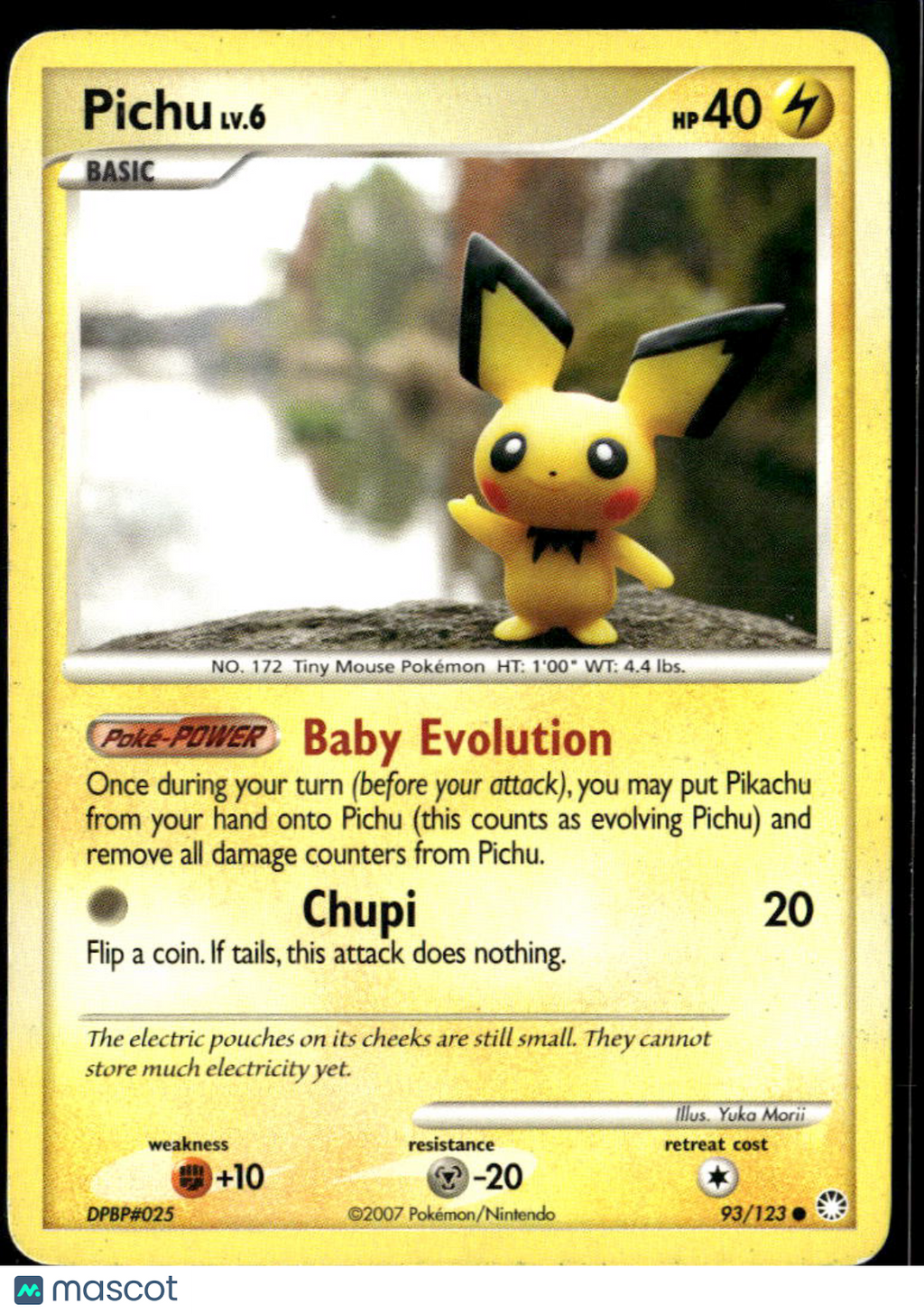 Pichu 2010 Diamond & Pearl #93/123
