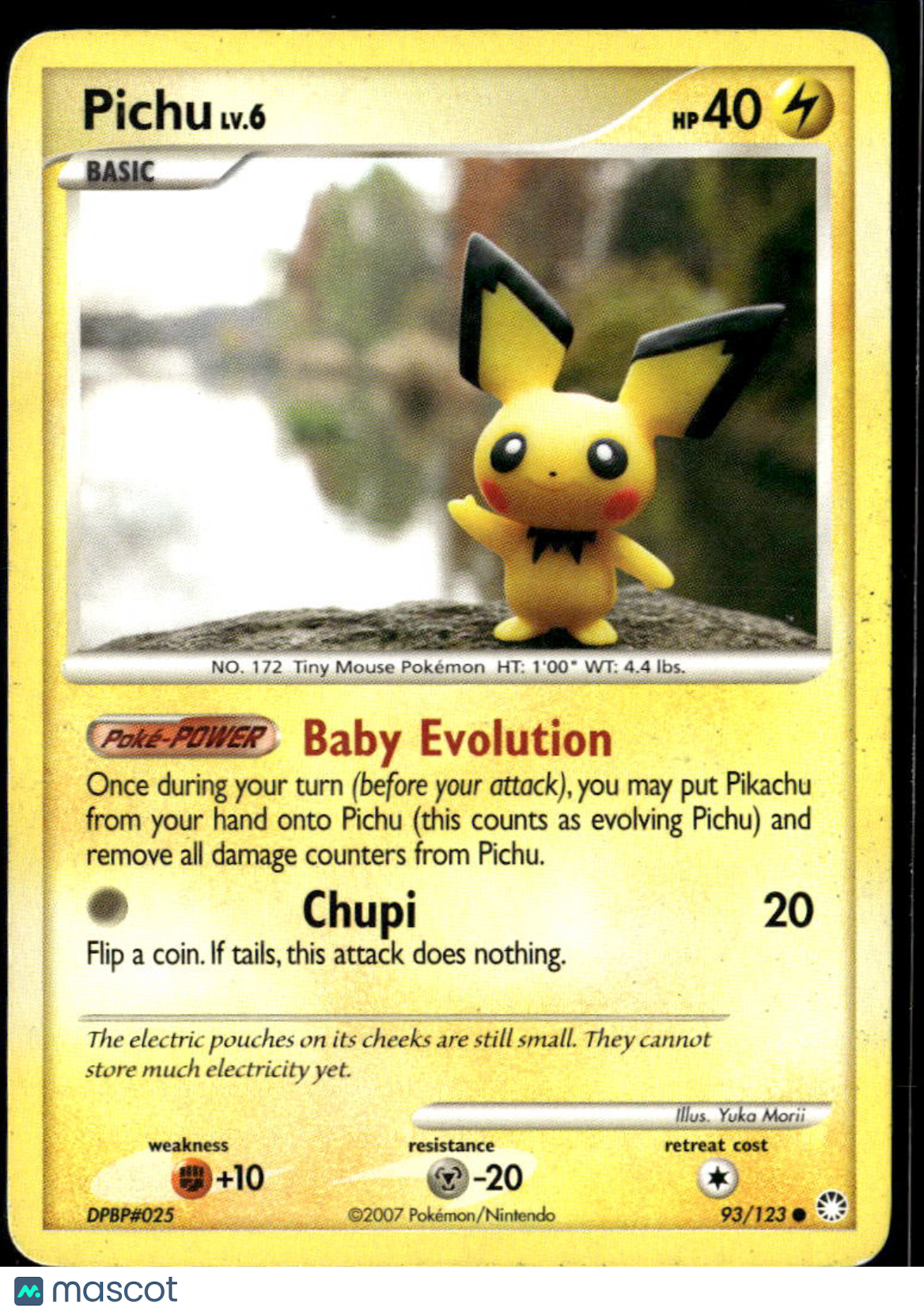 Pichu 2010 Diamond & Pearl #93/123