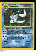 Vaporeon 1999 Jungle Holo Rare #12/64
