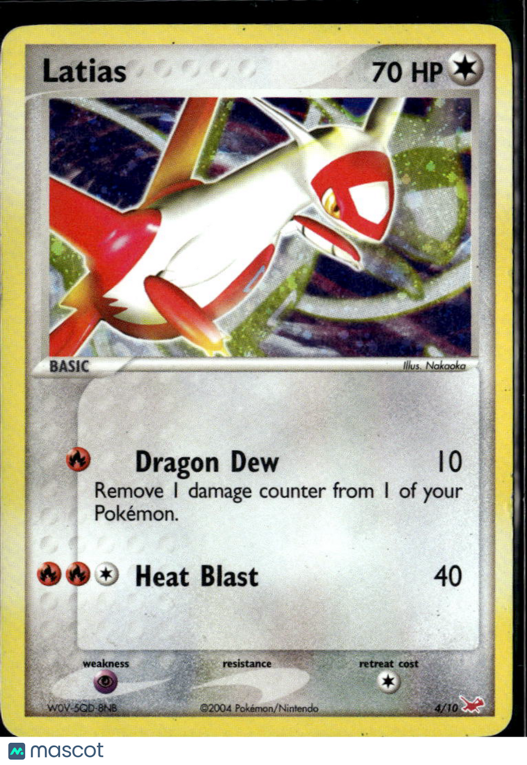 Latias 2004 Latias & Latios Trainer Kit Holo #4/10