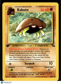 Kabuto 1999 Fossil 1st Edition #50/62