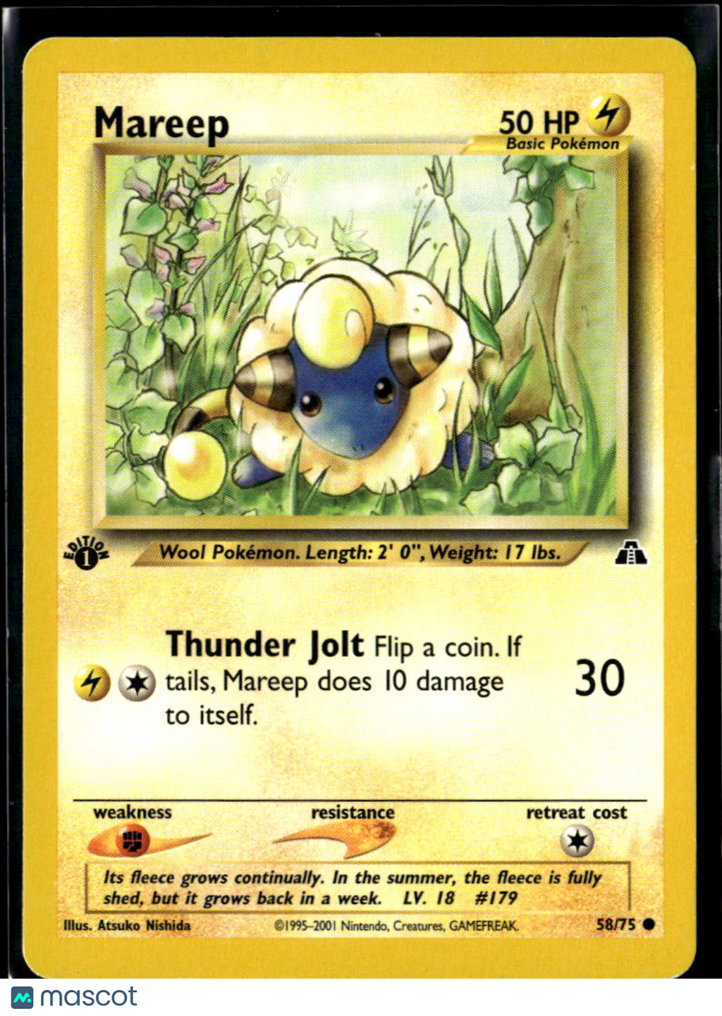 Mareep 2001 Neo Revelation 1st Edition #58/75