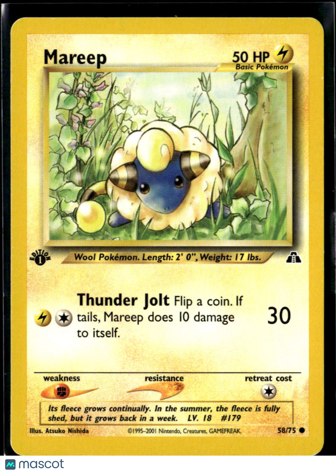 Mareep 2001 Neo Revelation 1st Edition #58/75