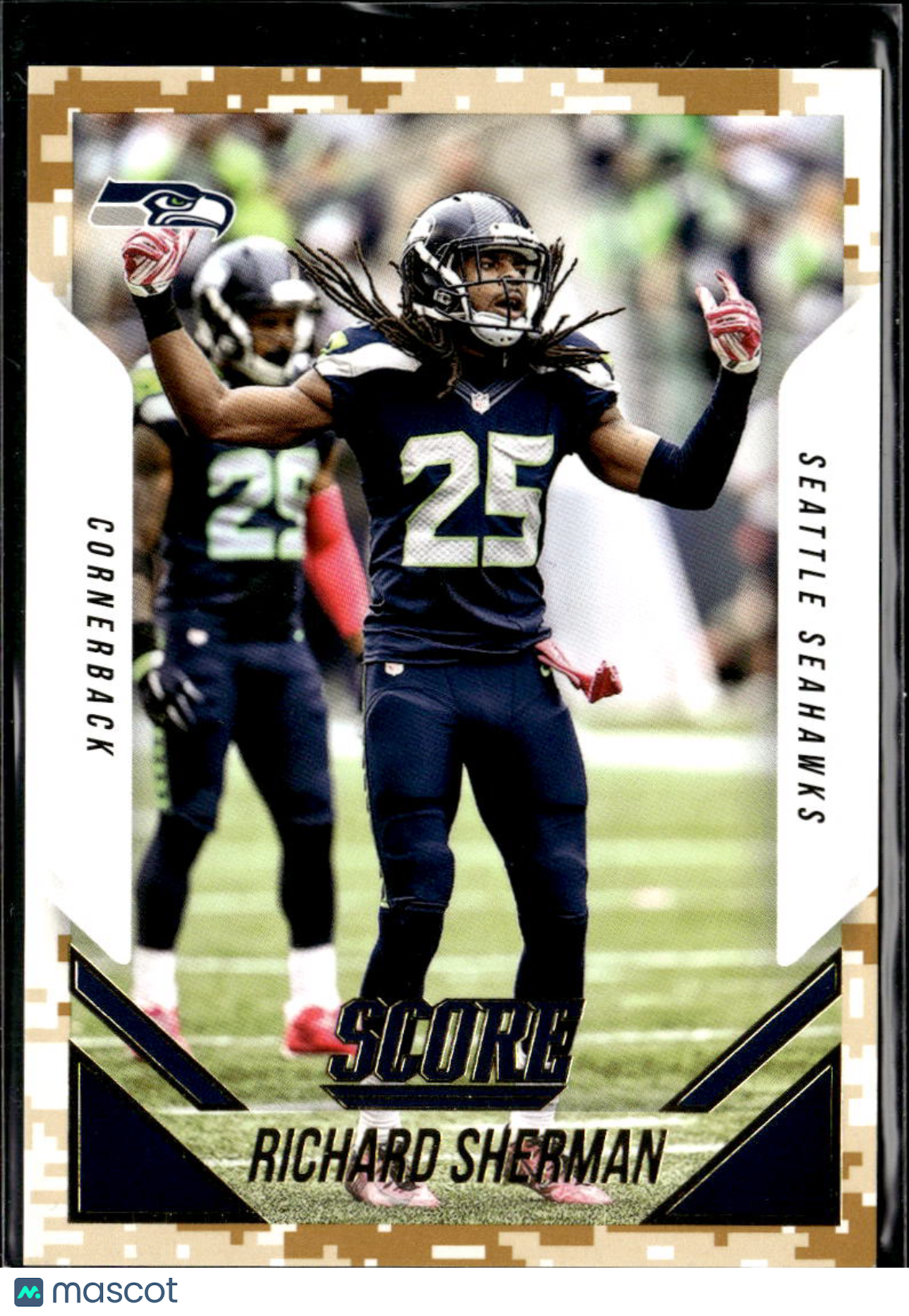 Richard Sherman 2015 Score Desert Camo Image Variation Seattle Seahawks