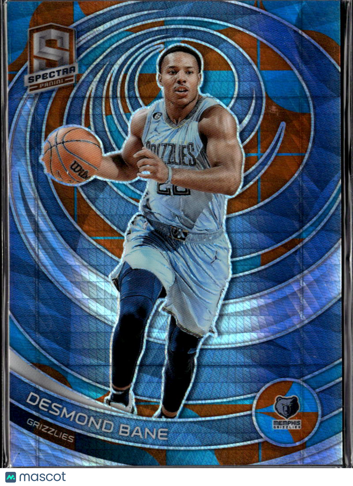 Desmond Bane 2022-23 Spectra Asia Blue Orange /49 Memphis Grizzlies