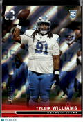 Tyleik Williams 2025 Photogenic Red RC Rookie 77/125 Detroit Lions