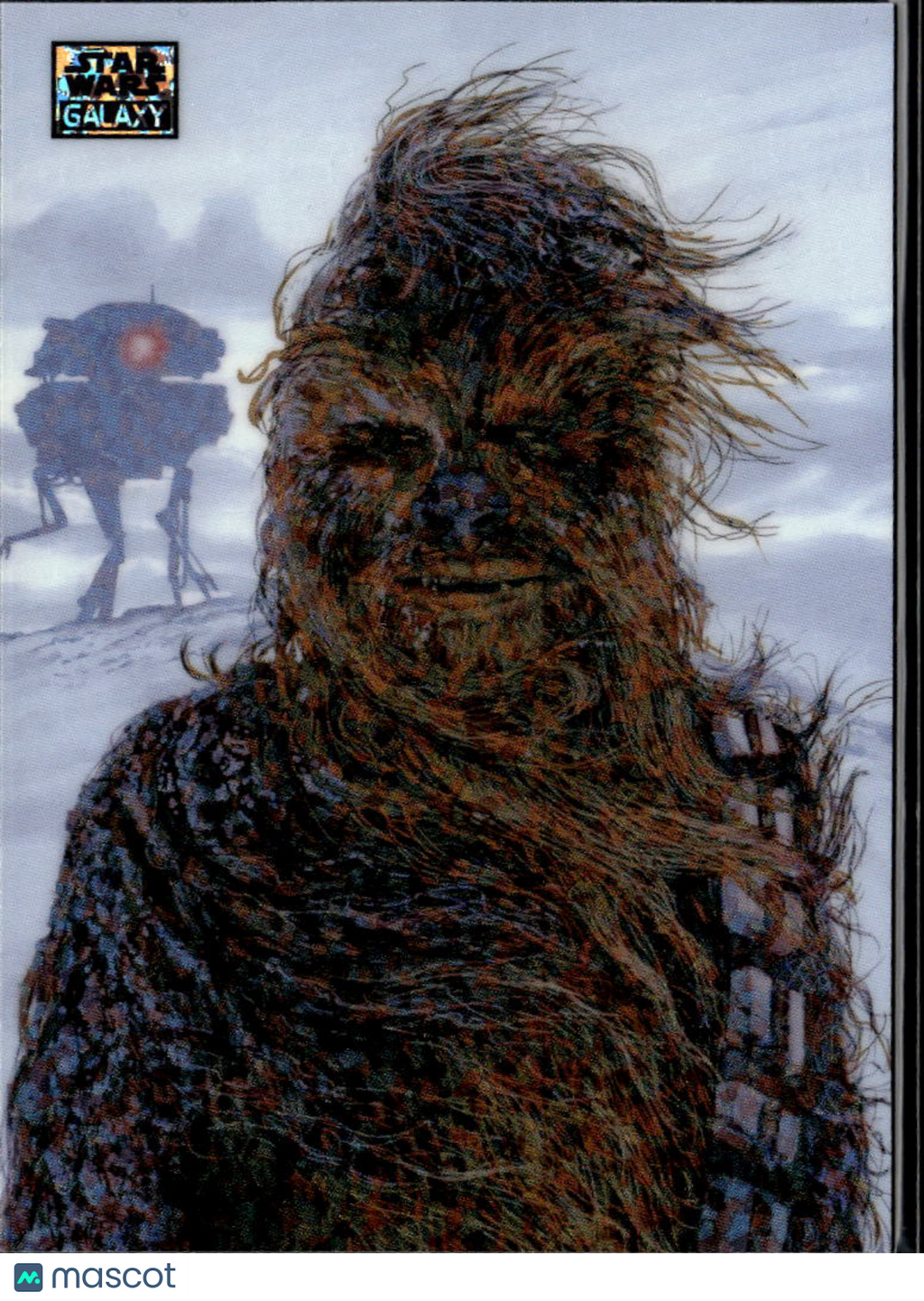 Chewbacca on Hoth 2026 Topps Star Wars Galaxy Mini Diamond Refractor #10