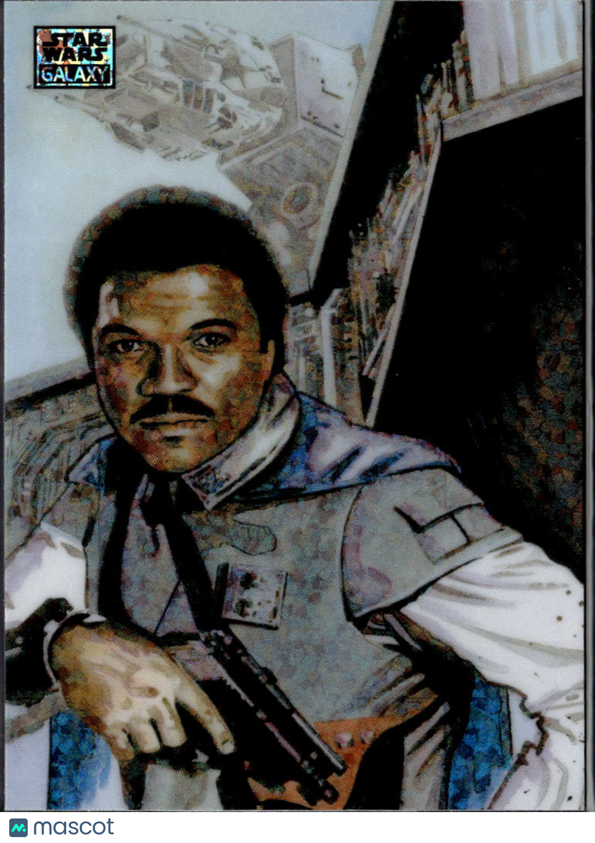 Lando Calrissian 2026 Topps Star Wars Galaxy Mini Diamond Refractor #90