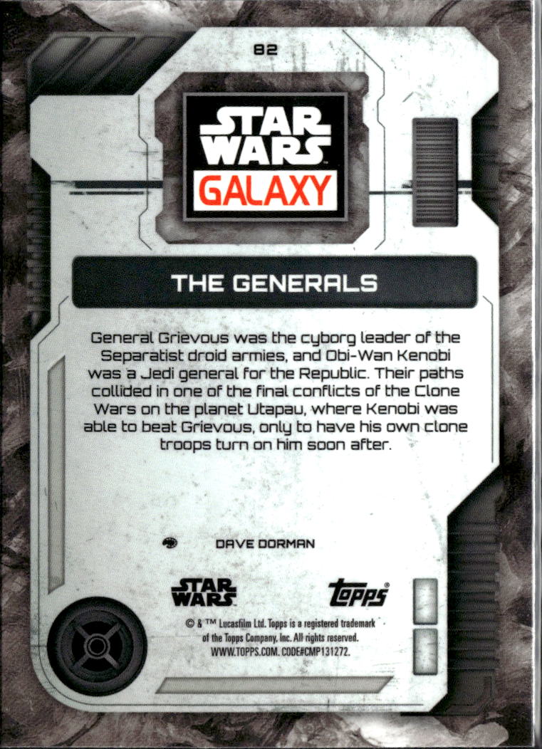 The Generals 2026 Topps Star Wars Galaxy Mini Diamond Refractor #82