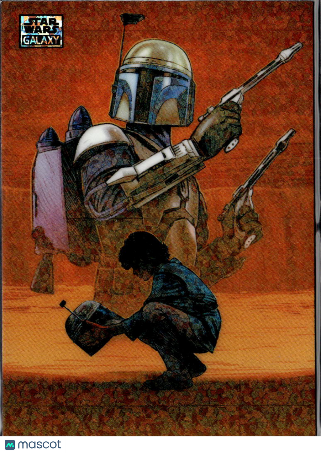 Jango Fett's Legacy 2026 Topps Star Wars Galaxy Mini Diamond Refractor #20