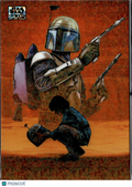 Jango Fett's Legacy 2026 Topps Star Wars Galaxy Mini Diamond Refractor #20