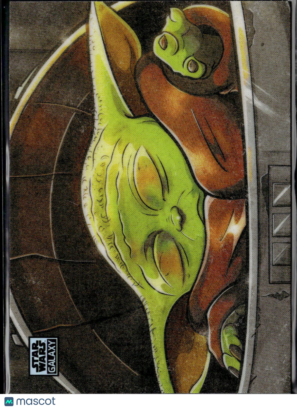 Grogu 2026 Topps Star Wars Galaxy Refractor #49