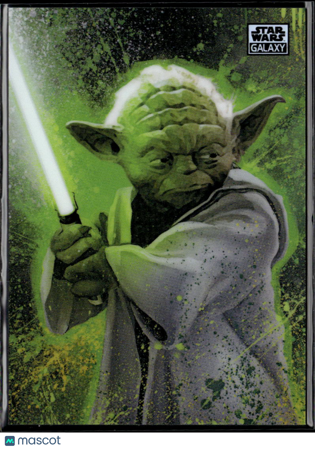 Yoda 2026 Topps Star Wars Galaxy Refractor #FE-3