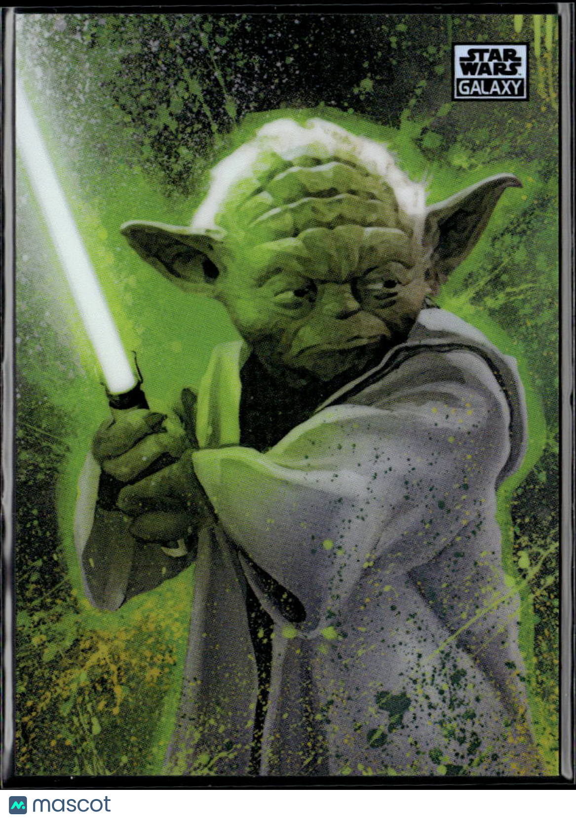 Yoda 2026 Topps Star Wars Galaxy Refractor #FE-3