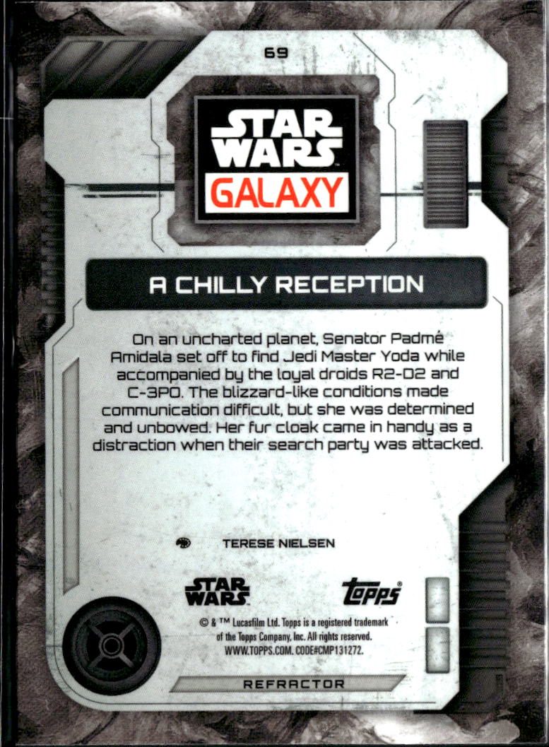 A Chilly Reception 2026 Topps Star Wars Galaxy Refractor #69