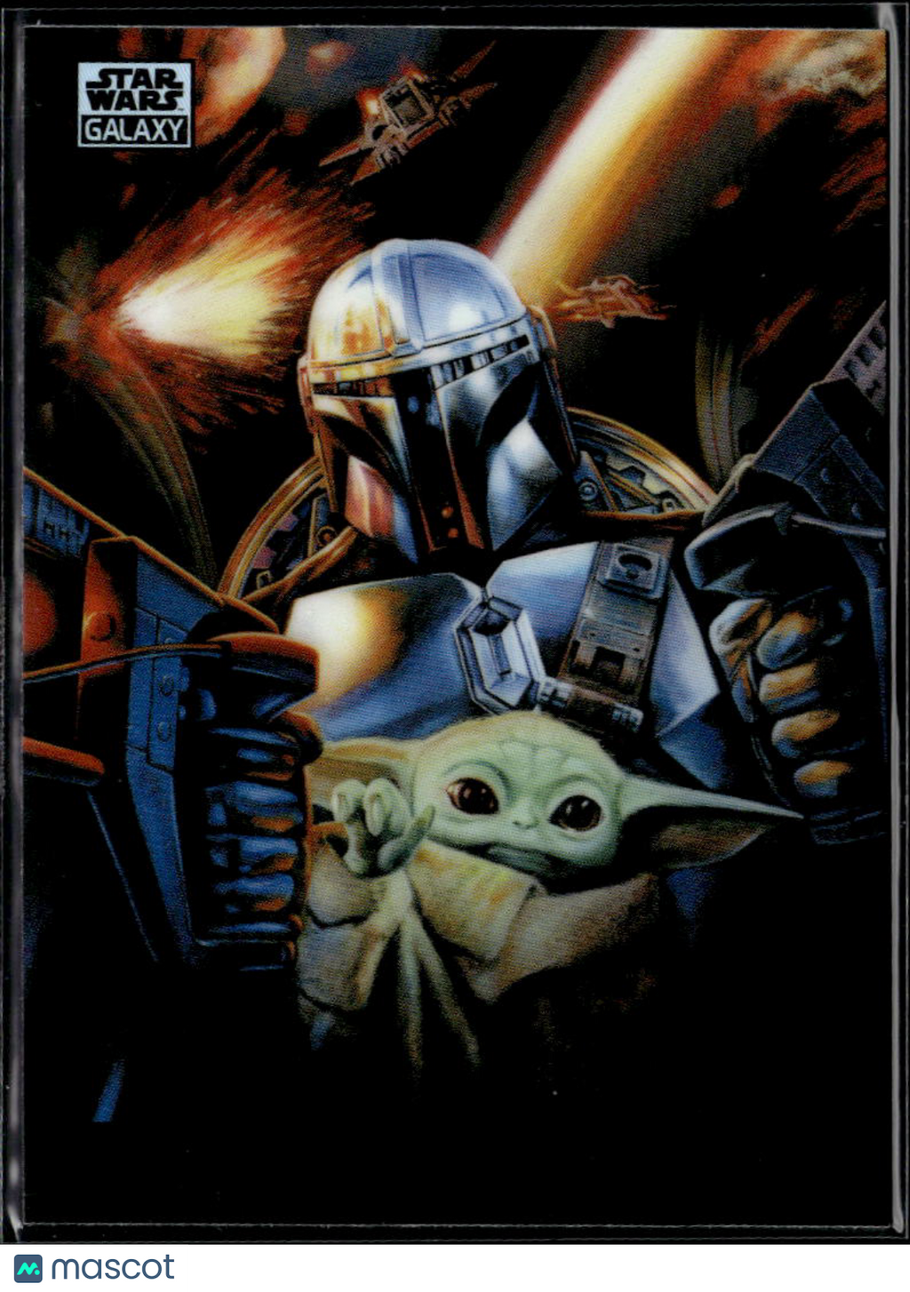 The Mandalorian's Escape 2026 Topps Chrome Star Wars Galaxy REFRACTOR #1