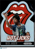 Mick Jagger 2025 Panini Prizm The Rolling Stones Hot Licks #6