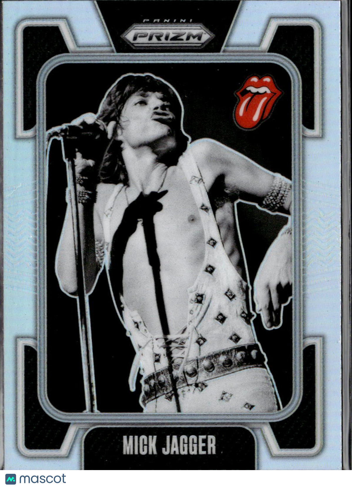 Mick Jagger 2025 Panini Prizm Silver Prizm The Rolling Stones #7
