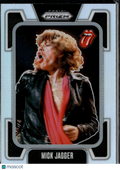 Mick Jagger 2025 Panini Prizm The Rolling Stones Silver Prizm #22