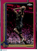 Jonathan Kuminga 2025-26 Topps Chrome Pink Wave Refractor /349 State Warriors