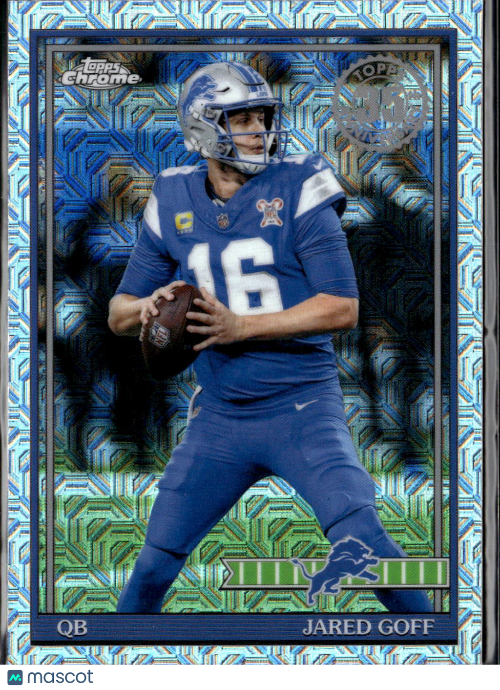 Jared Goff 2026 Topps Chrome '91 Silver Pack Detroit Lions