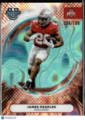 James Peoples 2025 Bowman's Best Aqua Lava Refractor 86/199 Ohio State Buckeyes