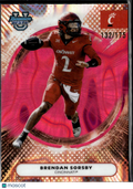 Brendan Sorsby 2025 Bowman's Best Pink Refractor RC 132/175 Cincinnati Bearcats