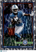 Carnell Tate 2026 Topps Silver Crackle Rookie RC Tennessee Titans