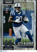 Seth McGowan 2026 Topps Sand Glitter Rookie RC Indianapolis Colts