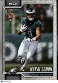 Makai Lemon 2026 Topps Sand Glitter Rookie RC Philadelphia Eagles