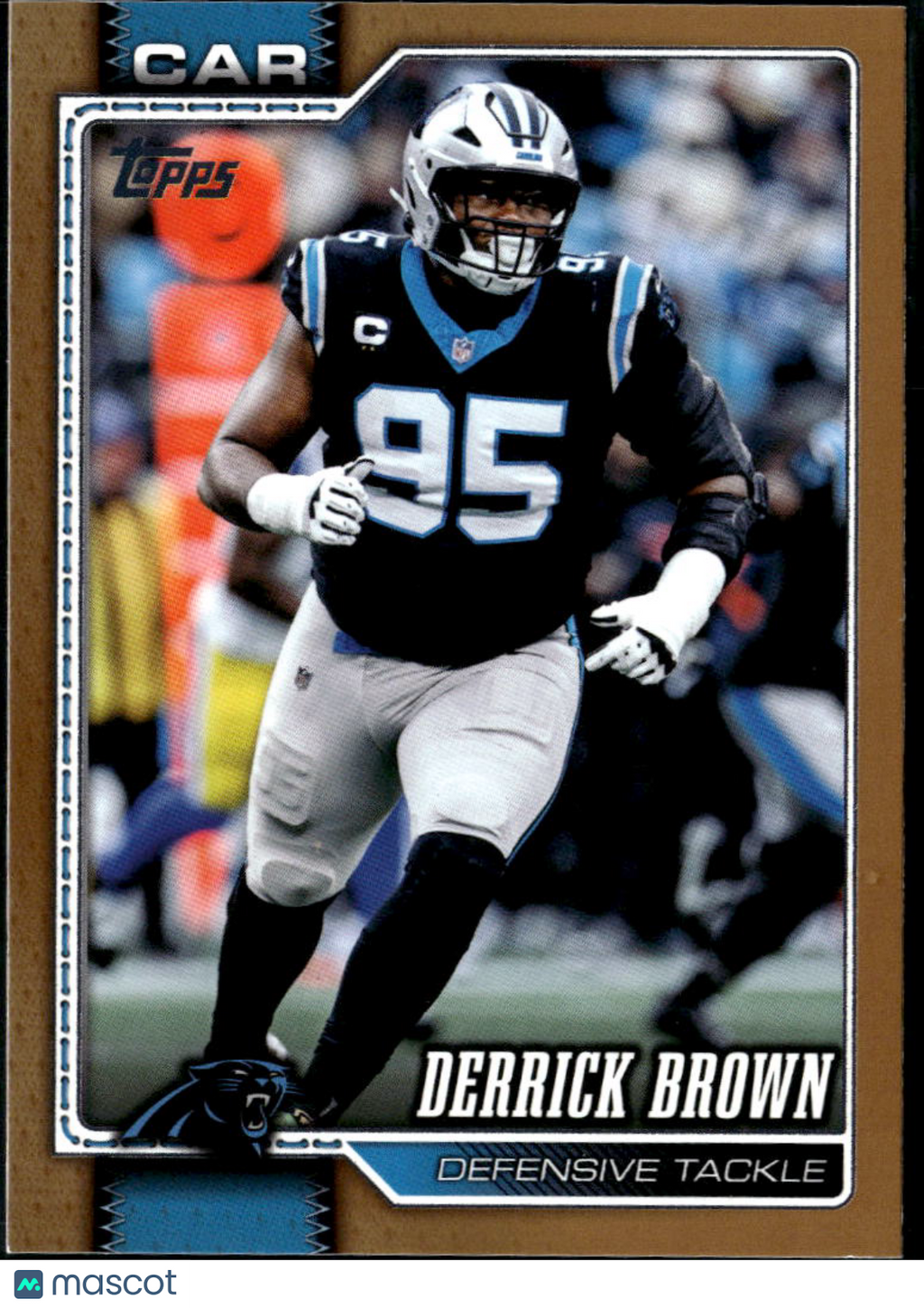 Derrick Brown 2026 Topps Gold 0984/2026 Carolina Panthers