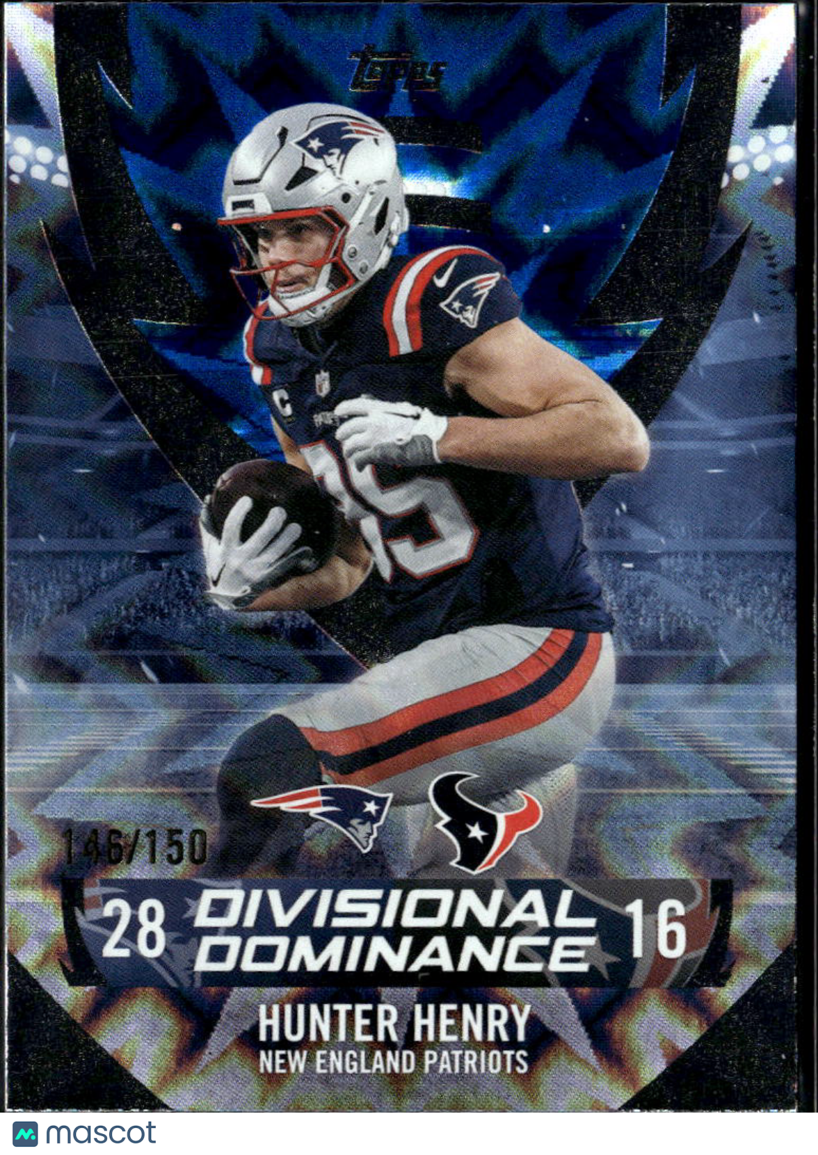 Hunter Henry 2026 Topps Divisional Dominance 146/150 New England Patriots