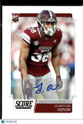 Johnathan Abram 2019 Score RC Auto Autograph Mississippi State Raiders