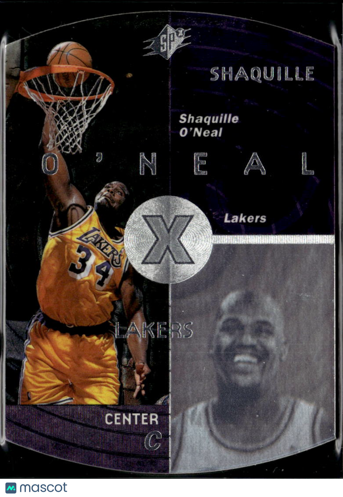 Shaquille O'Neal 1998 SPx Die-Cut #22 Los Angeles Lakers
