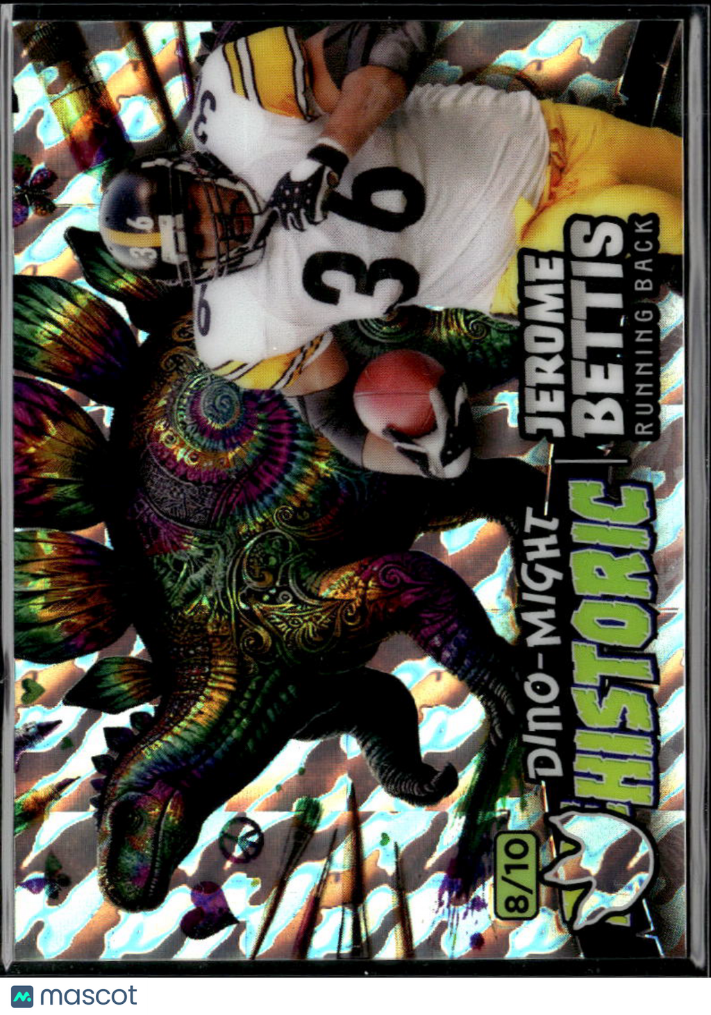 Jerome Bettis 2024 Wild Card Alumination Dino-Might 8//0 Pittsburgh Steelers