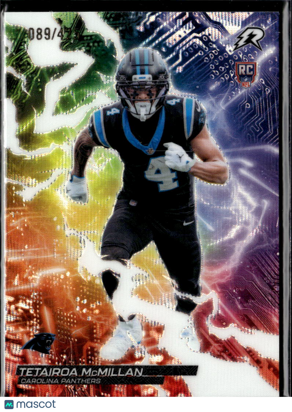 Tetairoa McMillan 2026 Topps Resurgence Rookie RC 89/425 Carolina Panthers