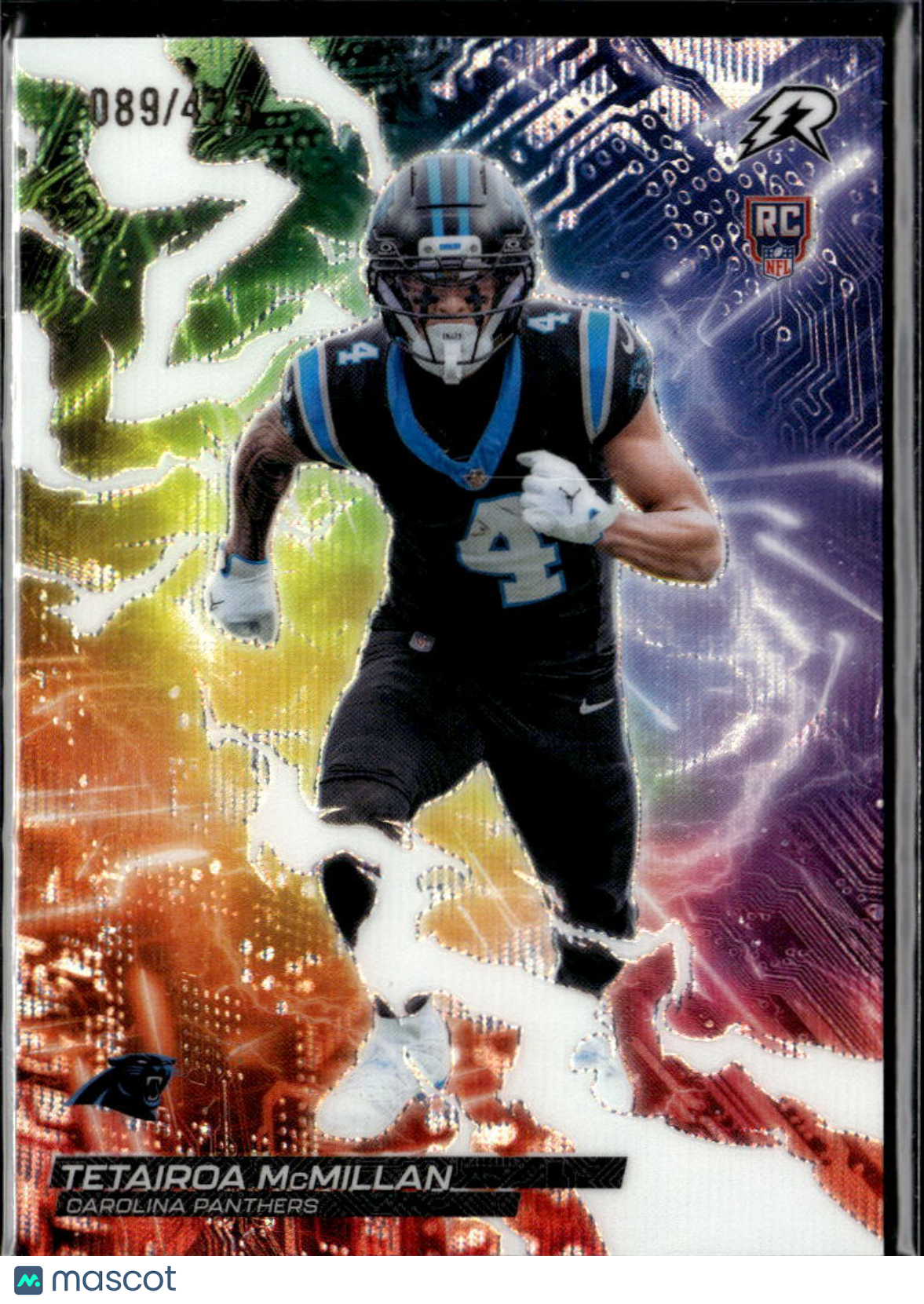 Tetairoa McMillan 2026 Topps Resurgence Rookie RC 89/425 Carolina Panthers