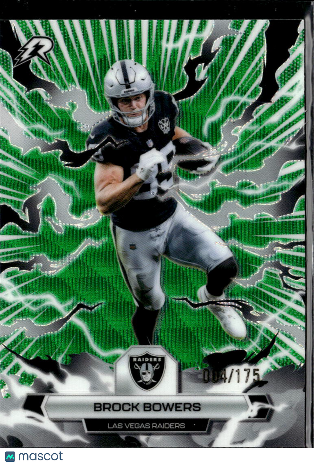 Brock Bowers 2026 Topps Resurgence Green /175 Las Vegas Raiders