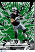 Brock Bowers 2026 Topps Resurgence Green /175 Las Vegas Raiders