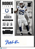 Malik Hooker 2017 Contenders Auto Autograph RC Indianapolis Colts