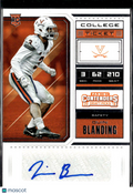 Quin Blanding 2018 Contenders Draft Auto Autograph RC Virginia Cavaliers