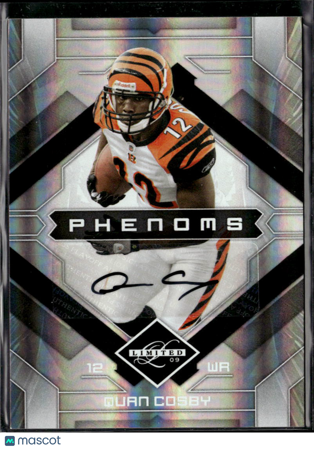 Quan Cosby 2009 Limited Phenoms Auto Autograph RC /249 Bengals Longhorns
