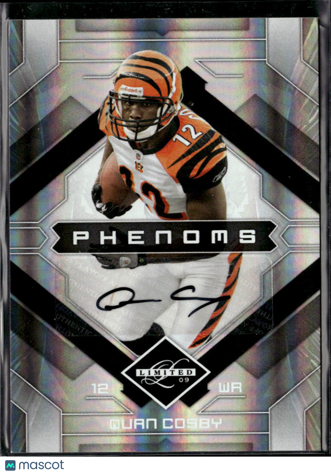 Quan Cosby 2009 Limited Phenoms Auto Autograph RC /249 Bengals Longhorns
