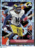 Josaiah Stewart 2025 Topps Chrome Cosmic Nucleus SSP Rookie RC Los Angeles Rams