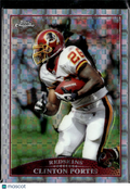 Clinton Portis 2009 Topps Chrome Xfractor Washington Redskins