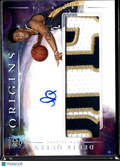 Derik Queen 2025-26 Origins Auto Autograph Nameplate Patch RC 23/75 Pelicans