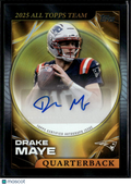 Drake Maye 2026 Topps Flagship Auto Autograph Topps Team New England Patriots