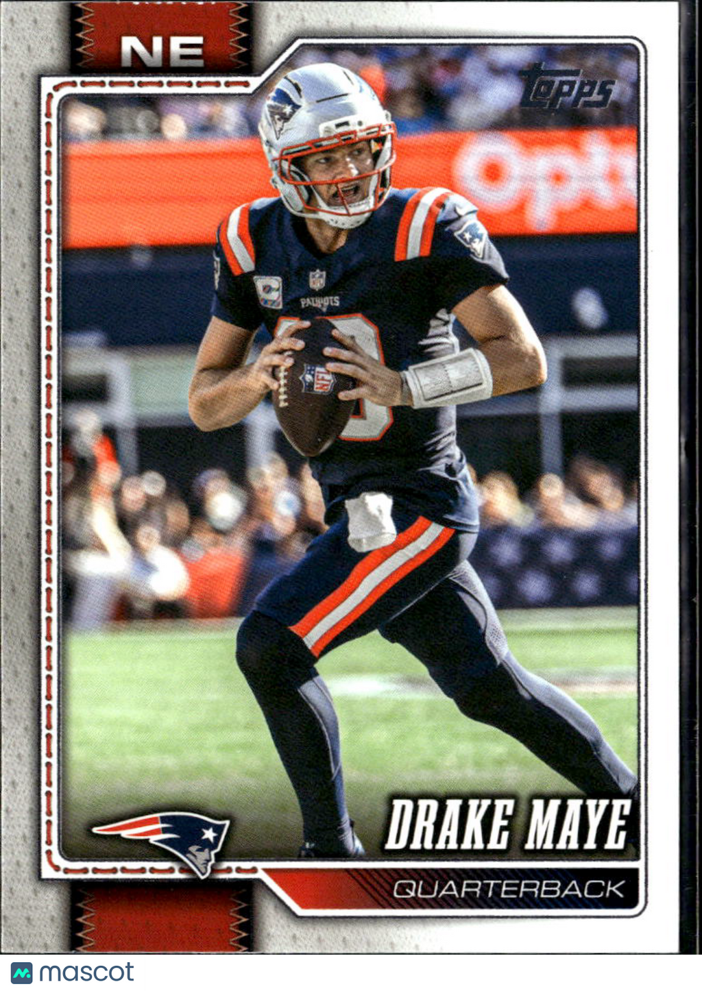 Drake Maye 2026 Topps Flagship #136 New England Patriots